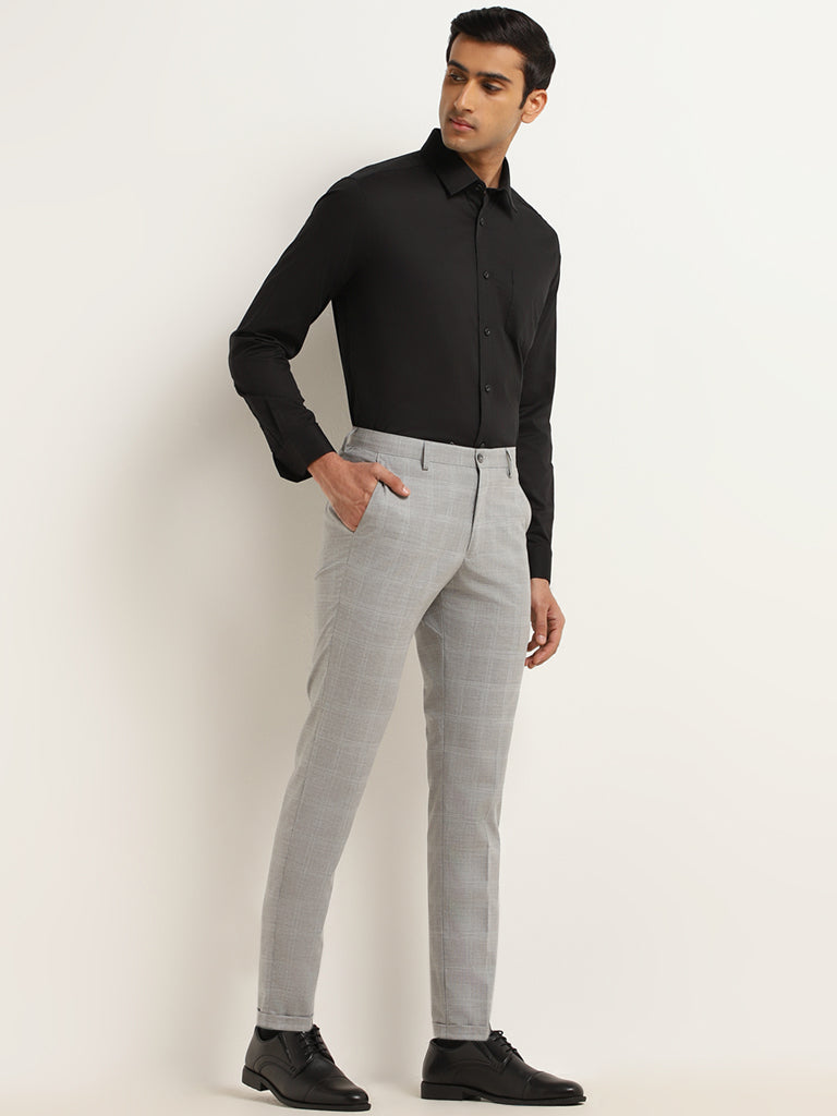 Buy Black Trousers & Pants for Men by PARX Online | Ajio.com